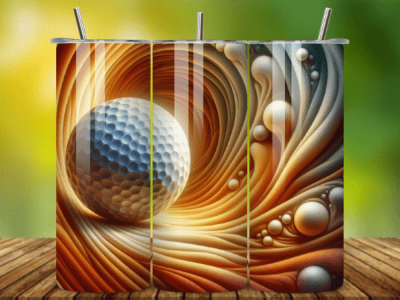3D Golf Ball Tumbler Wrap Design: Elevate Your Craft Projects