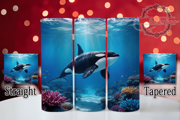 3D Orca Ocean Tumbler: A Splash of Creative Design