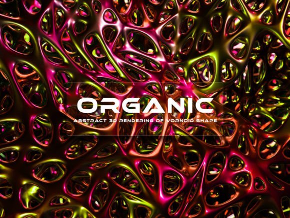3D Organic Metal Background: Elevate Your Visual Projects