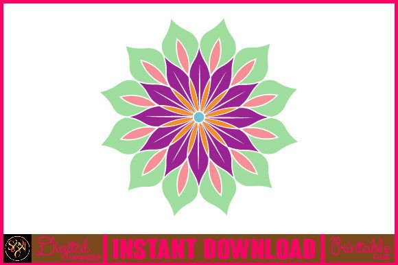 Mandala 3D Layered SVG Cut File-102: Your Gateway to Vibrant Design