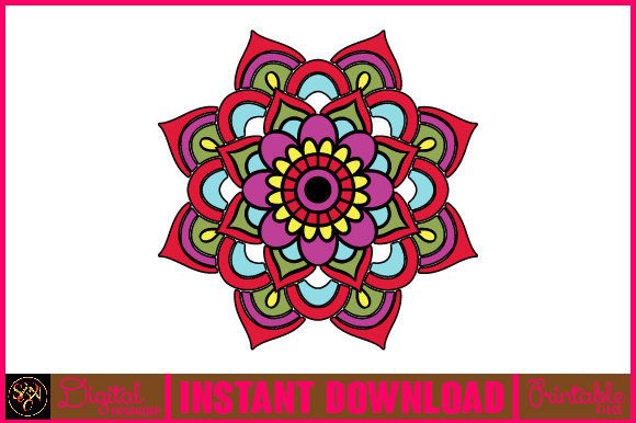 Mandala 3D Layered SVG Cut File-108: A Versatile Design Asset