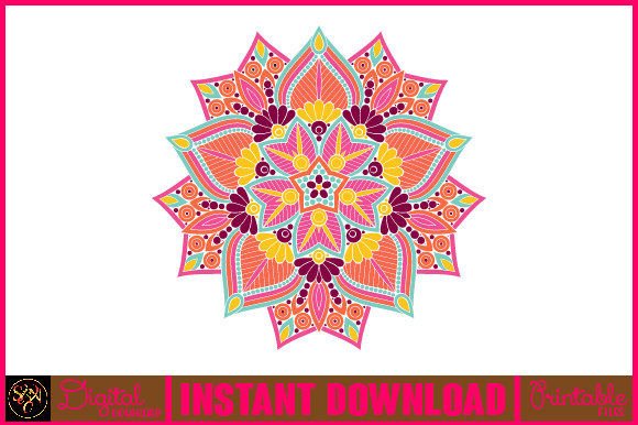 Mandala 3D Layered SVG Cut File-71